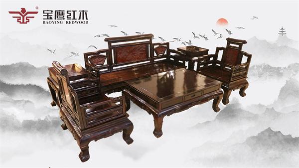 vwin德赢广州红木品牌家宝红木：红木家具涵养静气(图1)