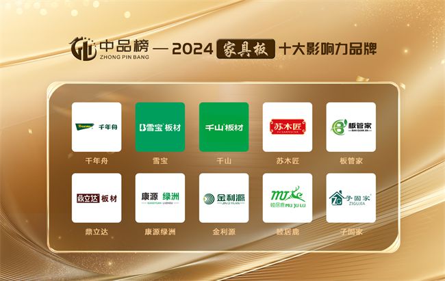 vwin德赢官网家具板哪个牌子好？快看看这份2024 年家具板十大品牌排行榜(图1)